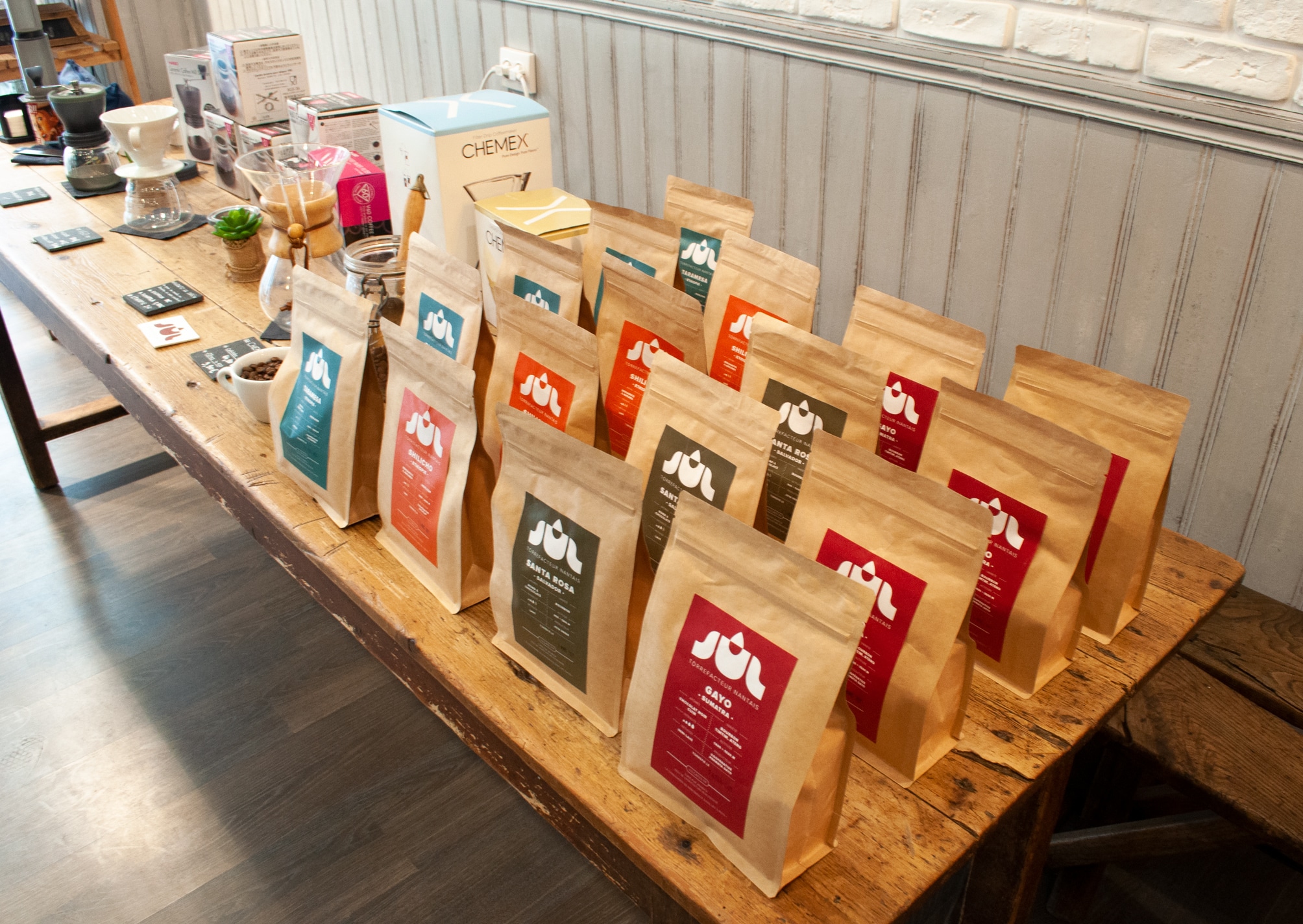 Ensemble de cafés Julcafés