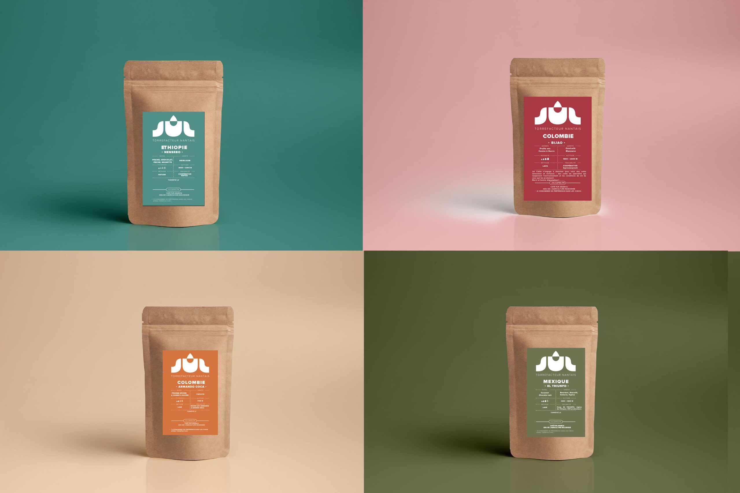 Pack découverte 4 cafés